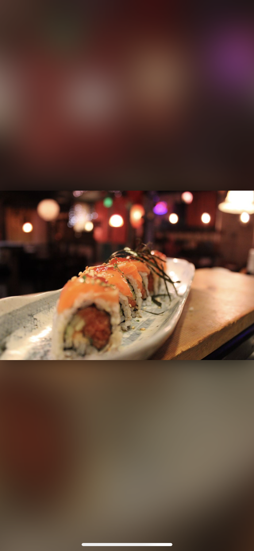 Order Slash Salmon Cut Roll food online from Kaori Sushi store, Fullerton on bringmethat.com