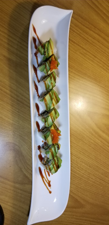 Order Caterpillar Roll food online from Go Sushi store, Pinole on bringmethat.com