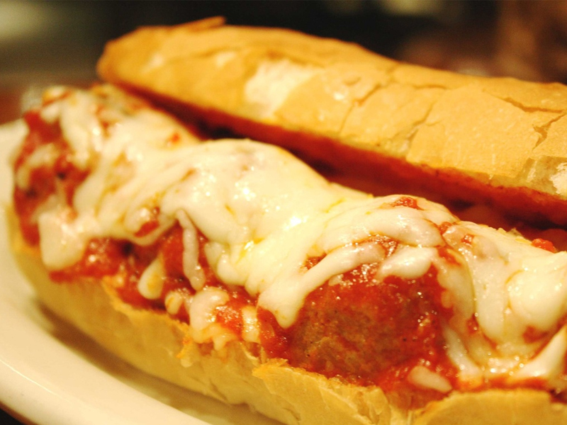 Order Meatball Sandwich food online from Ameci Pizza & Pasta store, Thousand Oaks on bringmethat.com