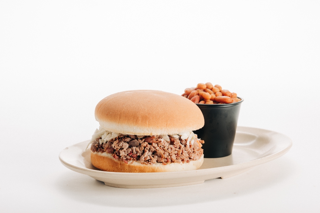 Order Chopped Brisket Sandwich Meal food online from Whole Hog Cafe store, Cherry Hill on bringmethat.com