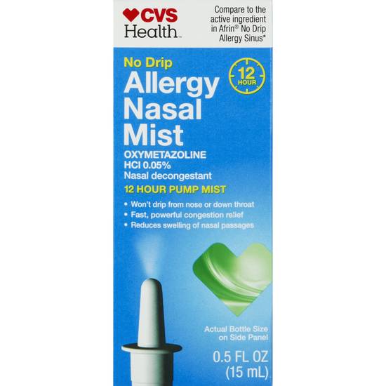 Order CVS Health Allergy Nasal Mist, .5 OZ food online from Cvs store, CLEARWATER BEACH on bringmethat.com
