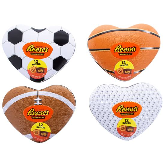 Order REESES SPORTS TIN ASSORTMENT 8PC food online from Cvs store, WILLIMANTIC on bringmethat.com
