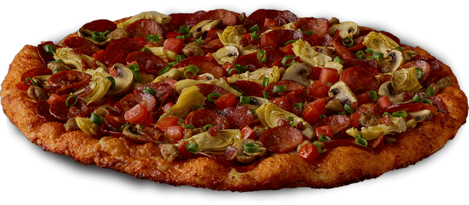 Order Wombo Combo Pizza food online from Round Table Pizza store, San Leandro on bringmethat.com