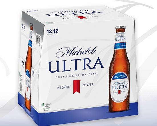 Order Michelob ultra 12pack BOTTLES  food online from Luckys Liquor store, Los Angeles on bringmethat.com