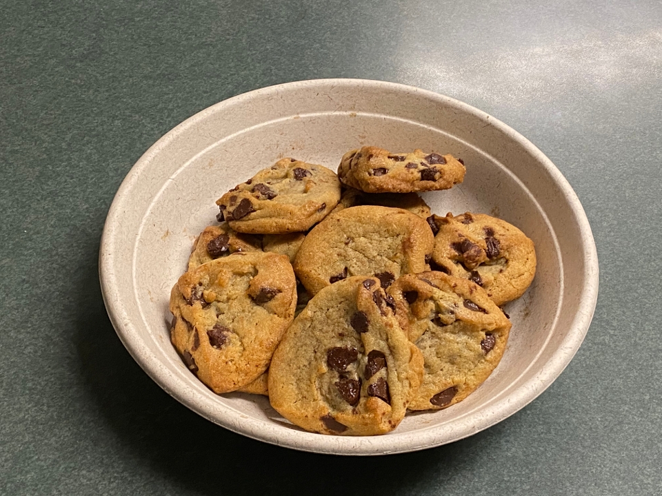 Order *One Dozen Mini Chocolate Chip Cookies food online from Pellegrino's Deli Cafe store, Rochester on bringmethat.com