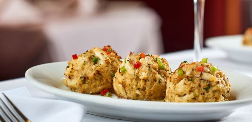 Order Sizzling Crab Cakes food online from Ruth's Chris Steak House store, Ann Arbor on bringmethat.com