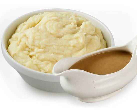 Order Mashed Potatoes and Gravy (14/2) food online from Lucky California store, Ukiah on bringmethat.com