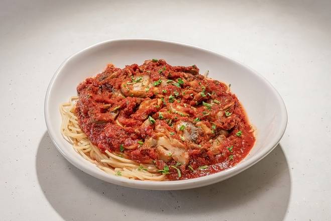 Order Pasta with Mushrooms Sauce food online from Red Devil Italian Restaurant store, Phoenix on bringmethat.com
