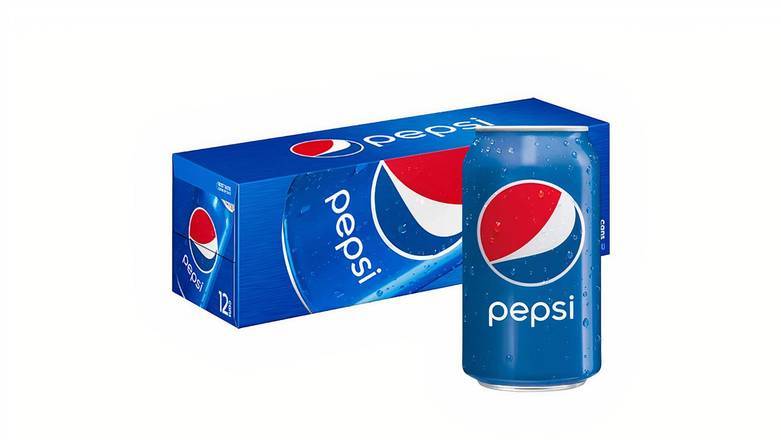 Order Pepsi (12 Pack Cans) food online from Mac On 4th store, Alton on bringmethat.com