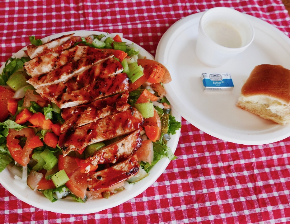 Order Grilled Chicken Breast Salad food online from Bigb Barbecue store, Fullerton on bringmethat.com
