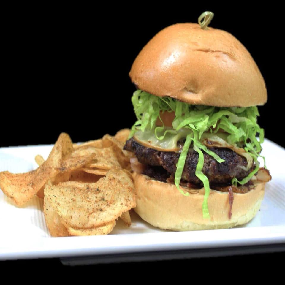 Order Pub Burger food online from The Jamison Grill At The Bucks Club store, Jamison on bringmethat.com