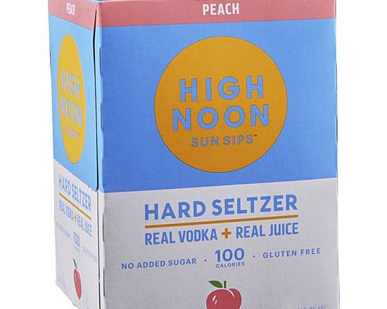 Order High noon Peach 4pk cans food online from Windy City Liquor Market store, El Cajon on bringmethat.com