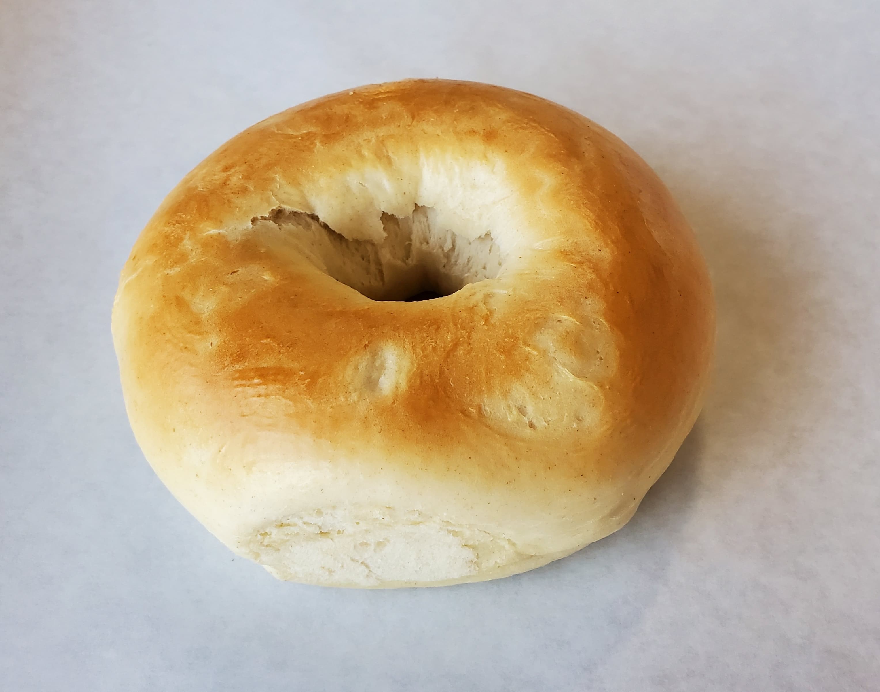 Order Plain Bagel toasted cream cheese food online from Honey Donuts store, Crowley on bringmethat.com