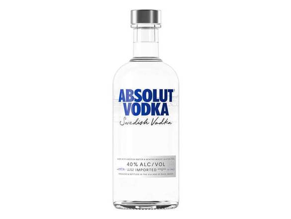 Order Absolut Original Vodka - 375ml Bottle food online from Josh Wines & Liquors Inc store, New York on bringmethat.com