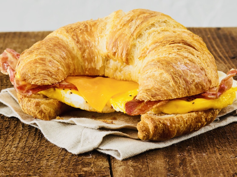Order Bacon, Egg & Cheese Croissant food online from Highland Donuts store, Bakersfield on bringmethat.com
