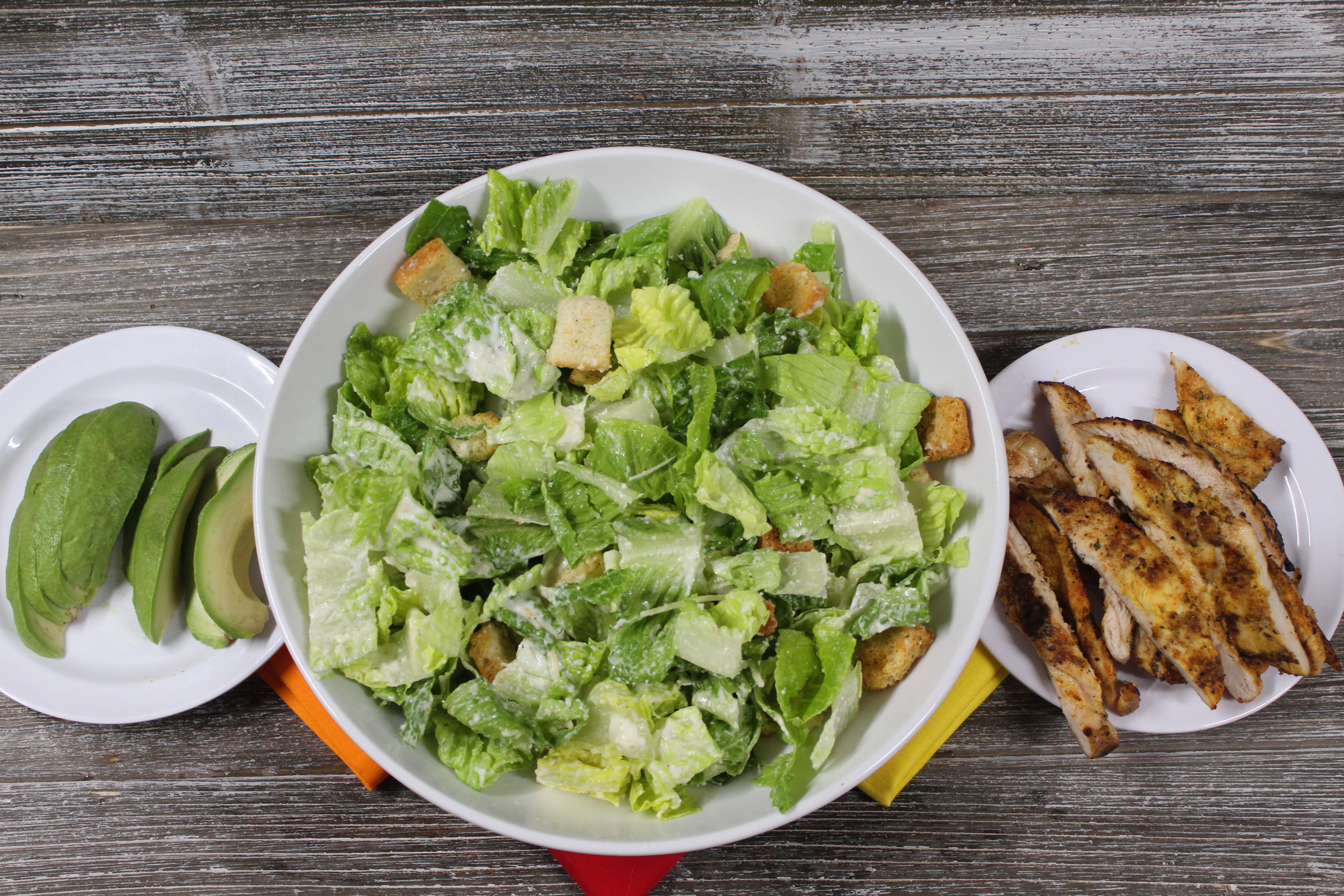 Order Caesar Salad with Chicken & Aguacate food online from Pollo Royal Restaurant store, Revere on bringmethat.com