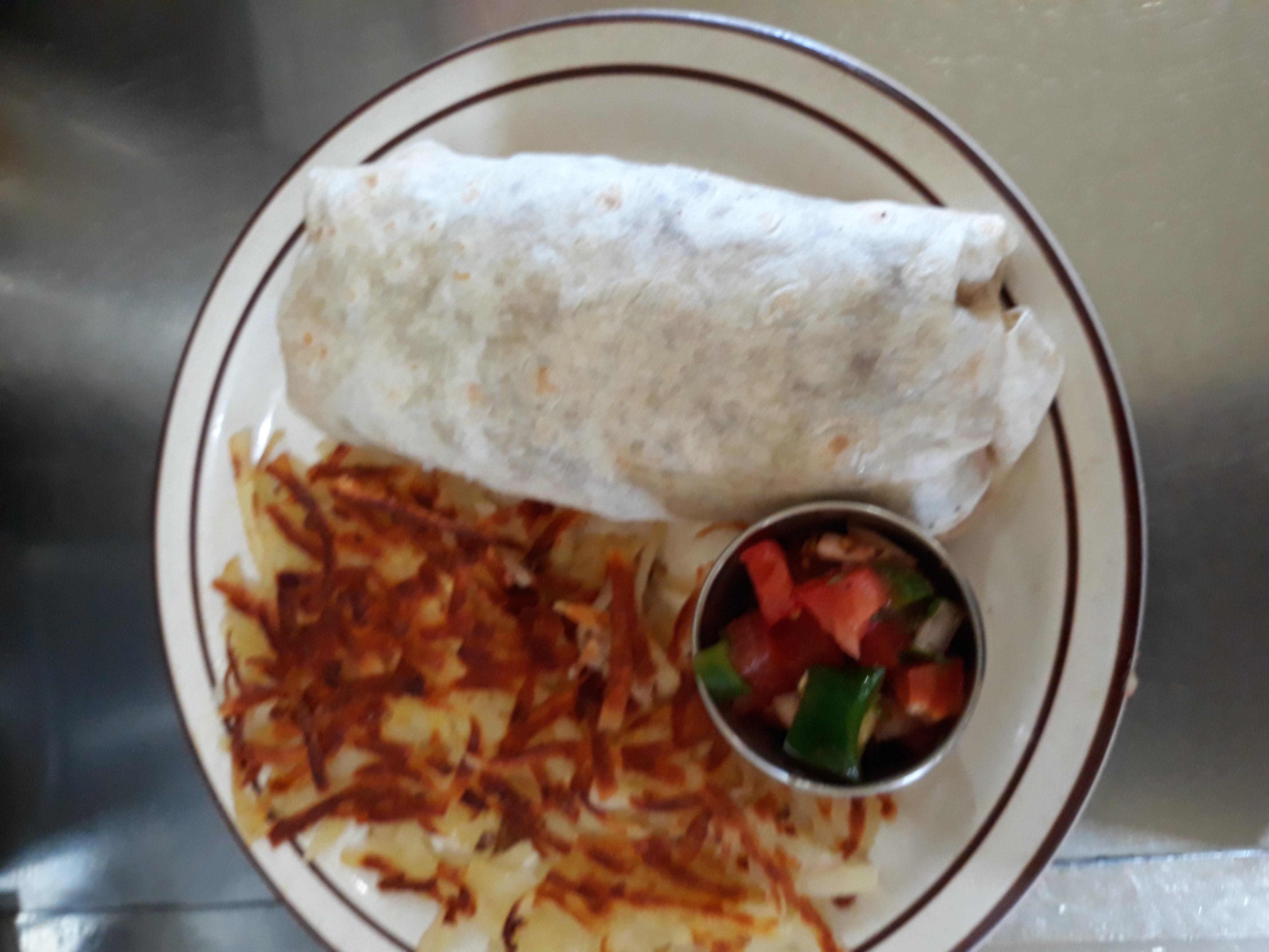 Order Veggie Burrito food online from Joyce Coffee Shop store, Northridge on bringmethat.com
