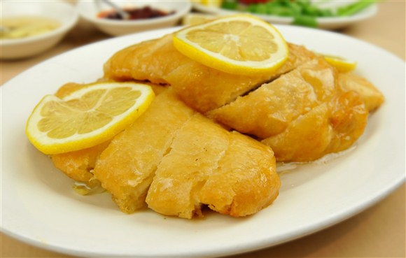 Order 135. Lemon Chicken food online from Good Taste Restaurant store, Ramsey on bringmethat.com