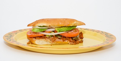Order Breaded Steak Torta Meal food online from Tony Tacos store, Normal on bringmethat.com