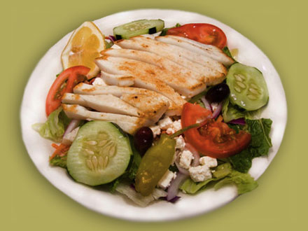 Order Grilled Calamari Salad food online from Troy Greek Restaurant store, San Diego on bringmethat.com