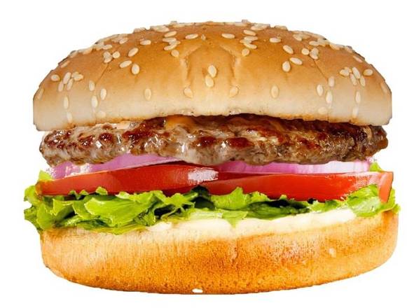 Order Deluxe Burger food online from Adams Drive In store, Hanford on bringmethat.com