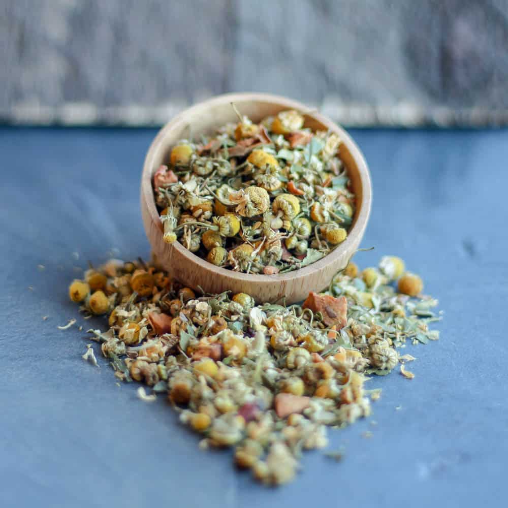 Order Lotus Chamomile Herbal Tea food online from Fava Tea Company In Greenfield store, Greenfield on bringmethat.com