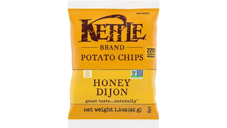 Order Kettle Potato Chips Honey Dijon food online from Trumbull Mobil store, Trumbull on bringmethat.com