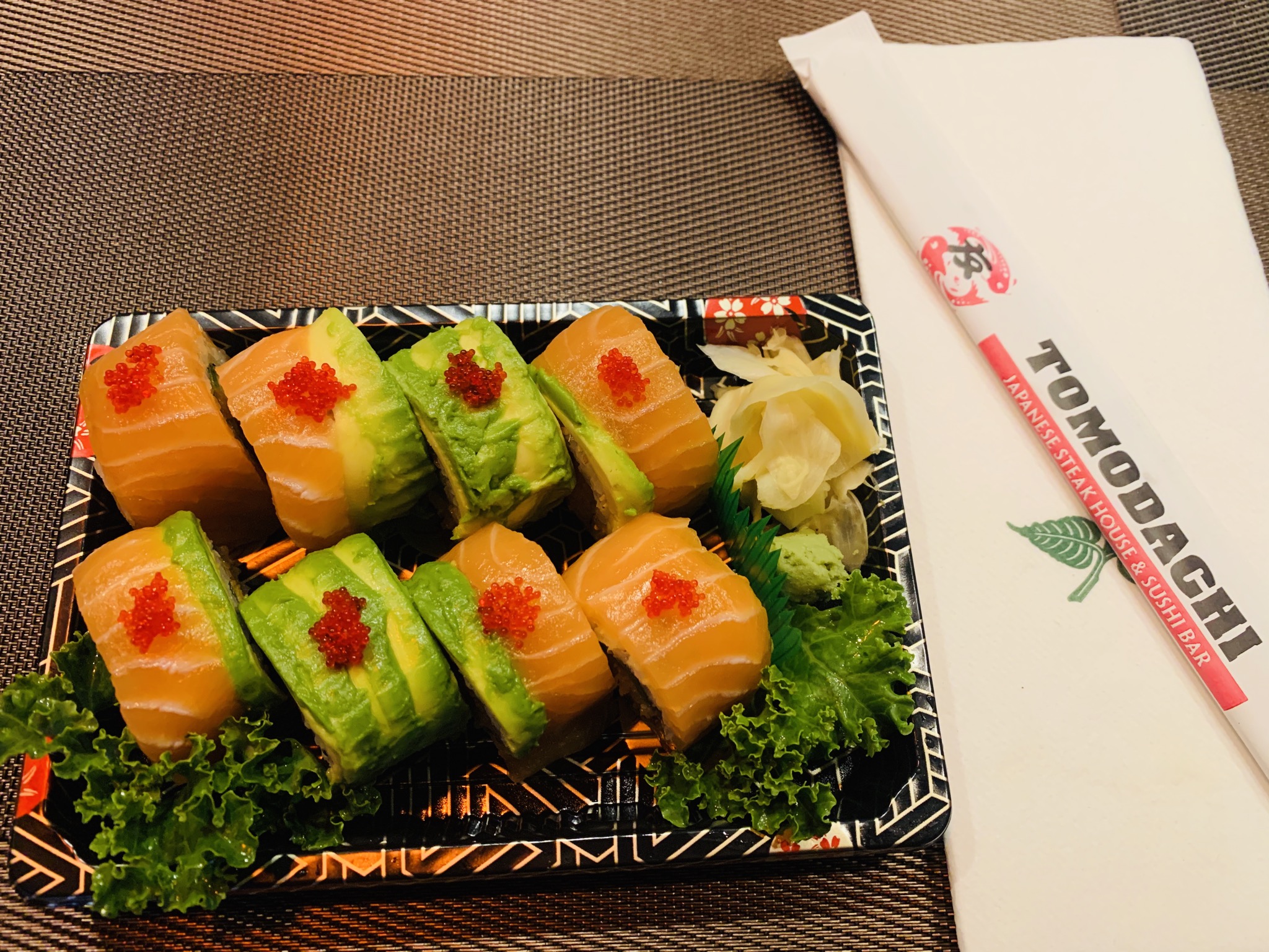 Order 16. Romantic Roll food online from Tomodachi Japanese Steakhouse & Sushi Bar store, Royersford on bringmethat.com