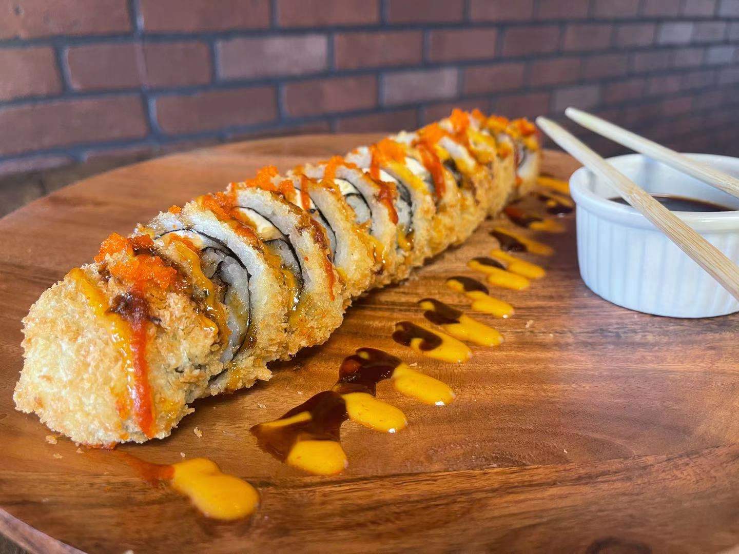Order Atlantis Roll food online from Chef 21 Sushi Burger store, Simpsonville on bringmethat.com