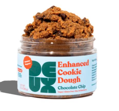 Order DEUX Chocolate Chip Cookie Dough, Immune Support: 12oz Jar food online from Everyday Needs by Gopuff store, Simi Valley on bringmethat.com