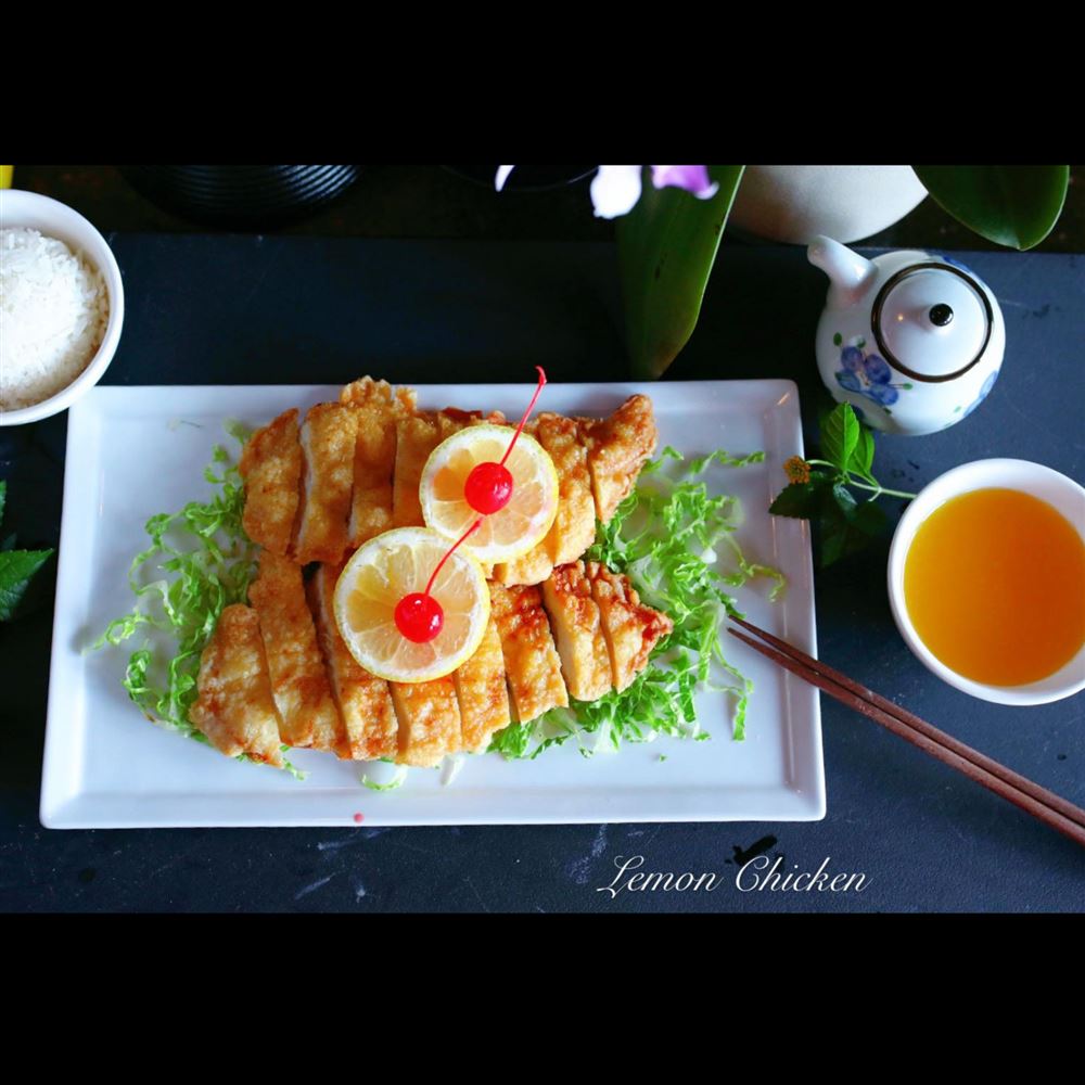 Order Lemon Chicken 柠檬鸡 food online from Asia Cafe store, Fredericksburg on bringmethat.com
