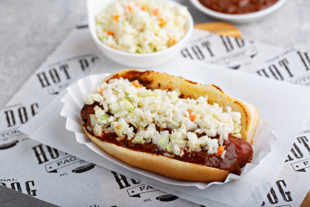Order Carolina Slaw Factory Dog food online from The Original Hot Dog Factory store, Voorhees on bringmethat.com