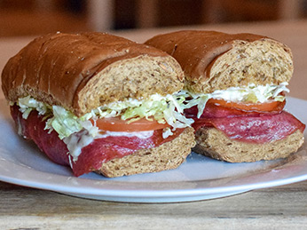 Order Salami Hoagie food online from Davanni's store, Plymouth on bringmethat.com