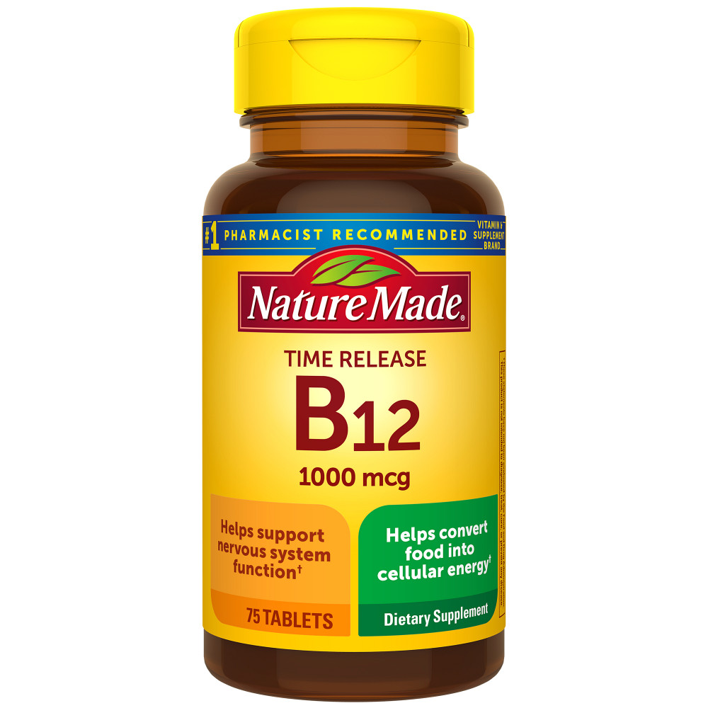Order Nature Made B-12 Vitamin Tablets - 1000mcg, 75 ct food online from Rite Aid store, Aston on bringmethat.com