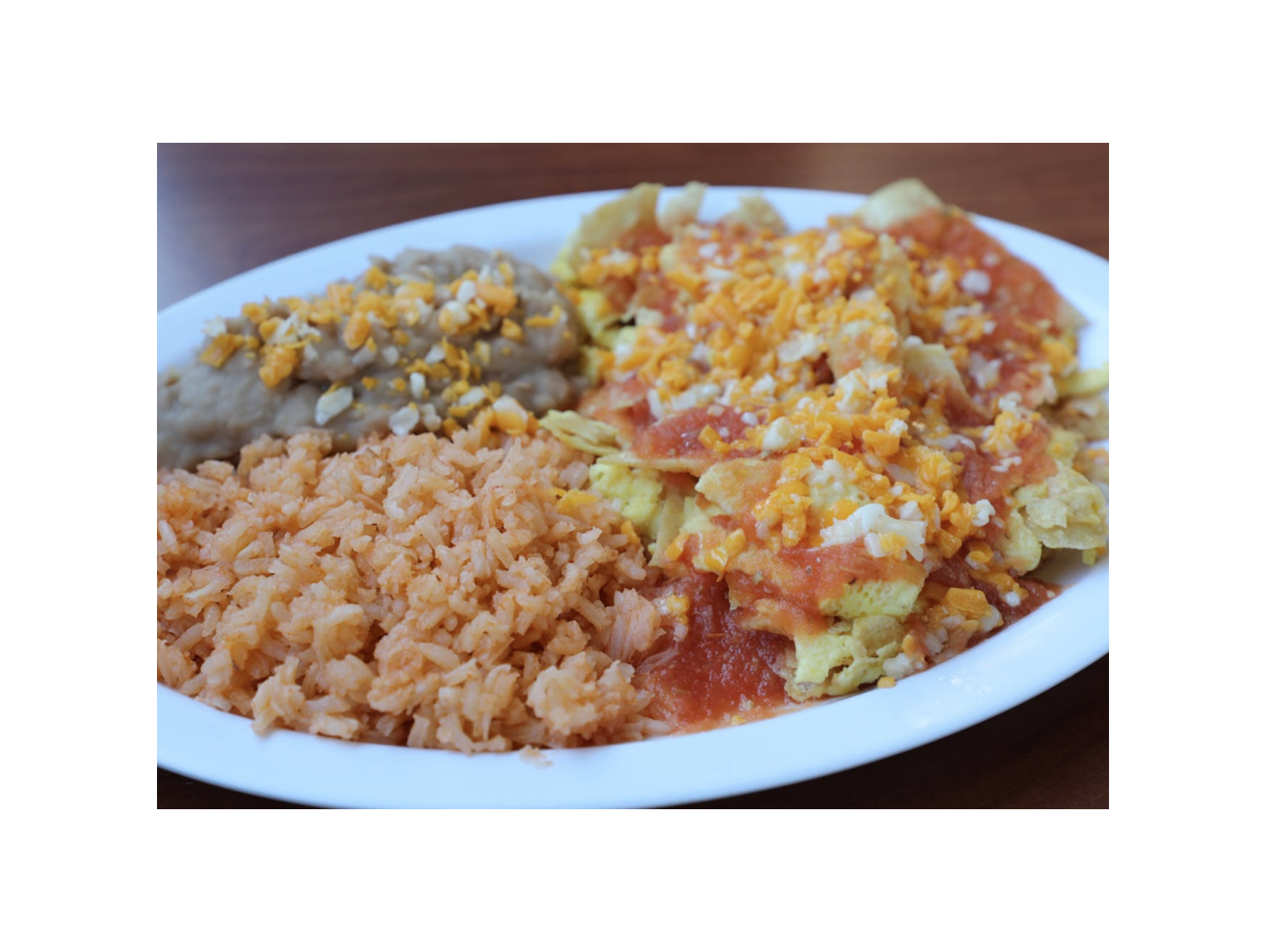 Order Chilaquiles food online from Norm Famous Burgers store, Whittier on bringmethat.com