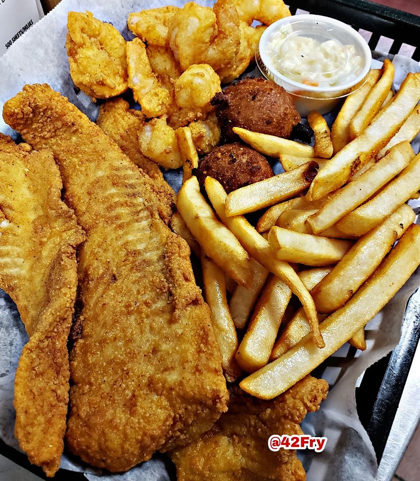 Order Shrimp and Flounder food online from 42 Fry store, Greensboro on bringmethat.com
