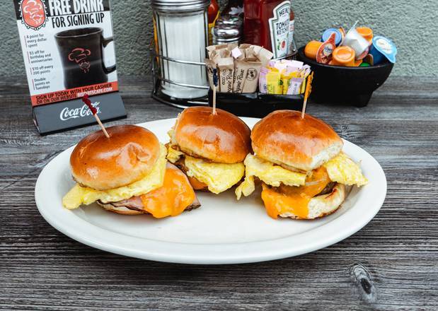 Order Breakfast Sliders food online from Biscuits Café store, Canby on bringmethat.com