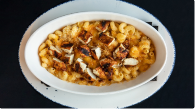 Order 5 Cheese Macaroni and Chicken food online from 360-Restaurant store, Austin on bringmethat.com