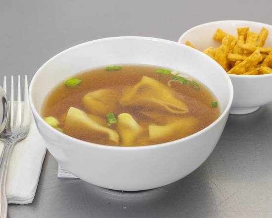 Order 14. Wonton Soup food online from Good Taste Restaurant store, Ramsey on bringmethat.com