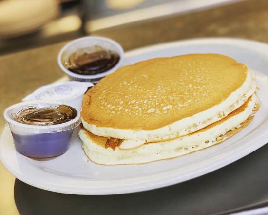 Order Short Stack Pancakes food online from Mama's Daughters' Diner store, Irving on bringmethat.com