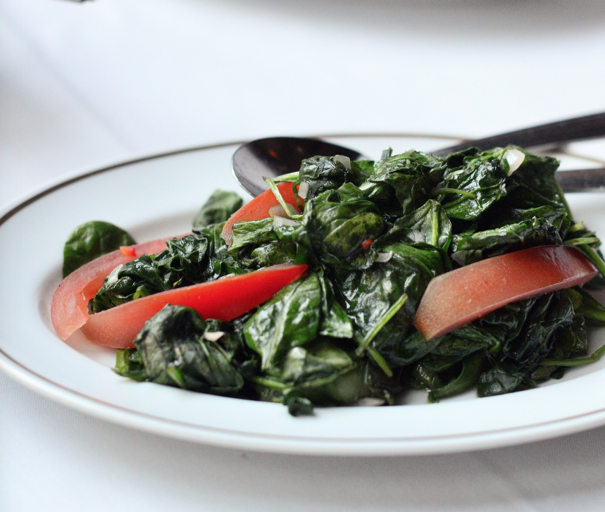 Order Sauteed Braised Spinach food online from Arroyo Chop House store, Pasadena on bringmethat.com