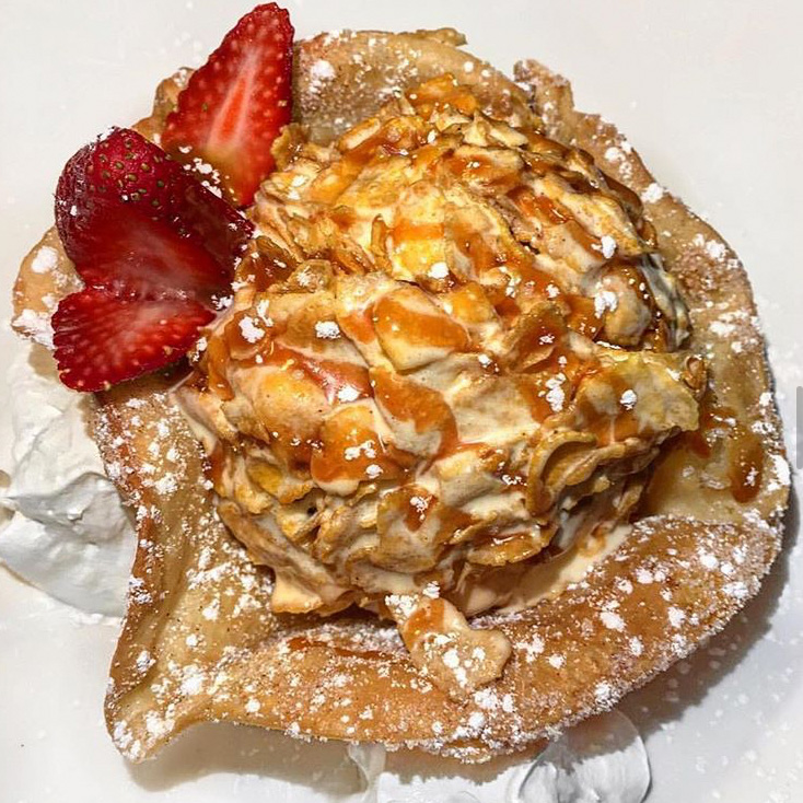 Order Fried Ice Cream food online from Cabrera's Mexican Cuisine store, Duarte on bringmethat.com