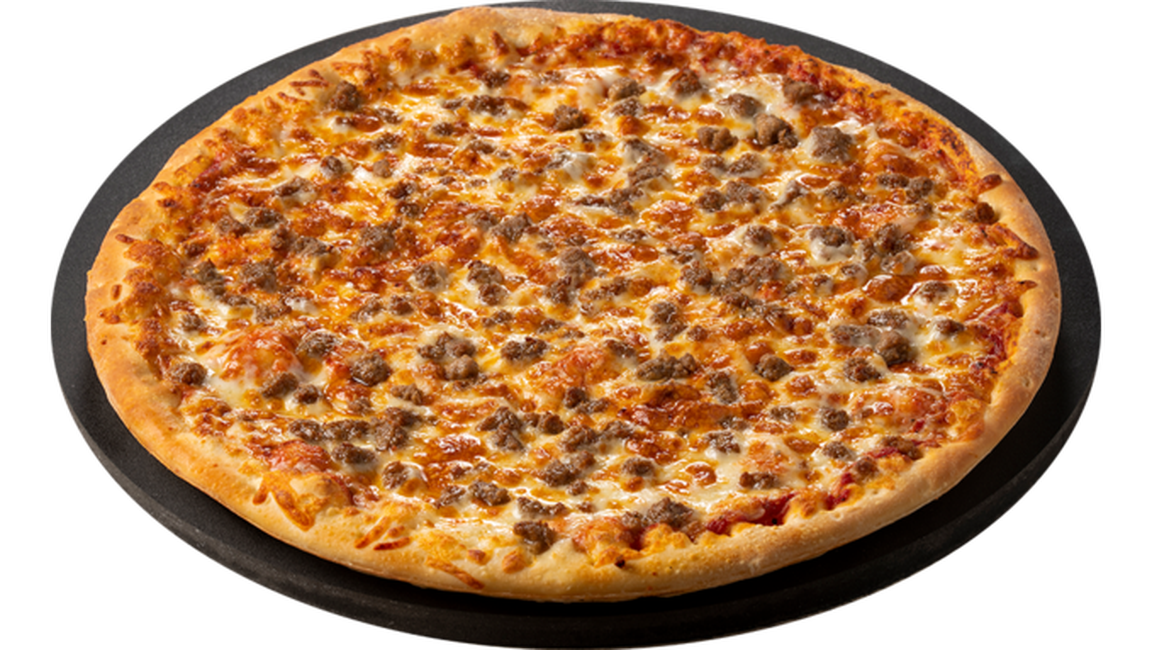 Order Beef Pizza - Small food online from Pizza Ranch store, Mankato on bringmethat.com