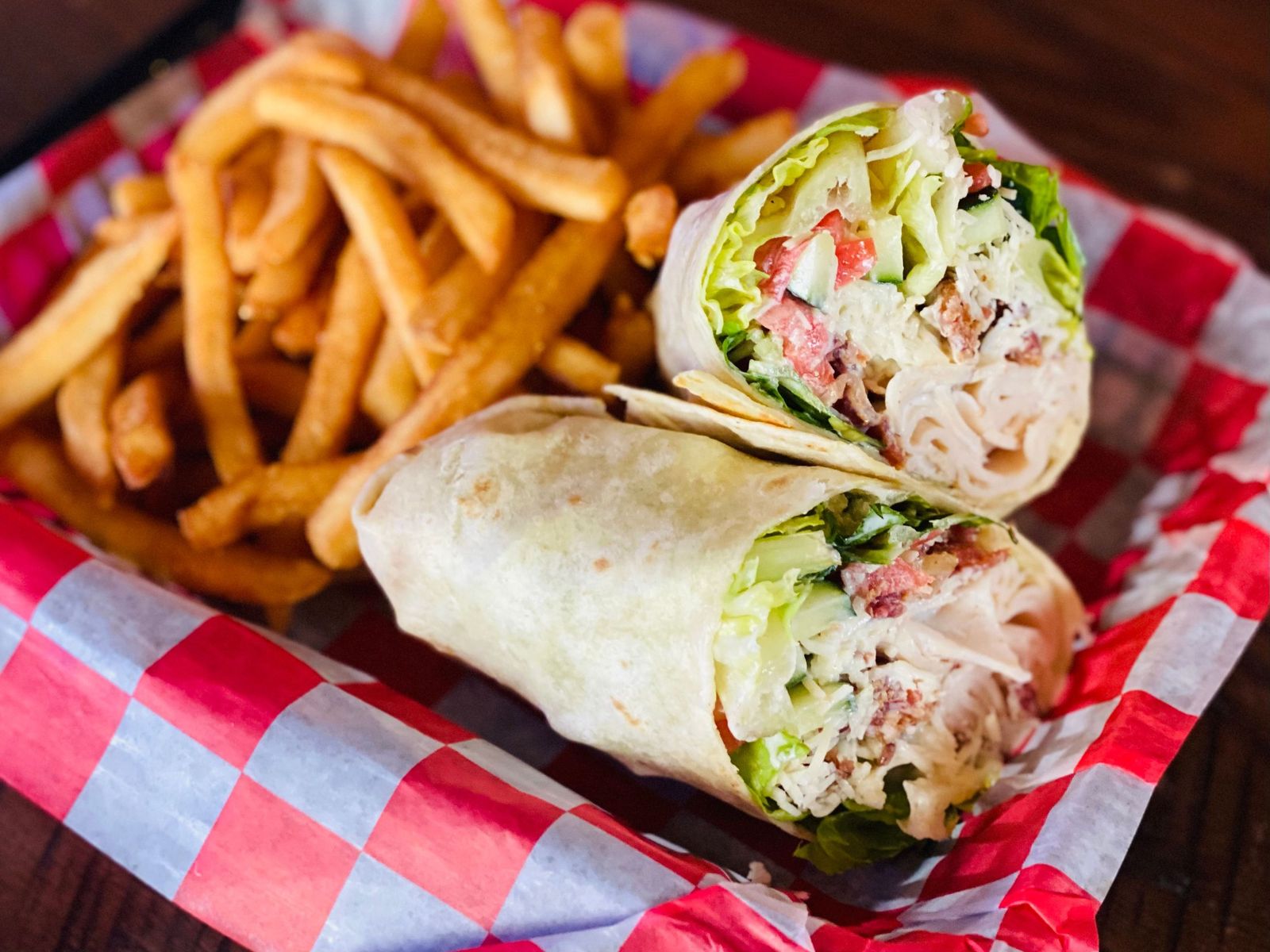 Order Turkey Ranch Wrap food online from Tonys Eat & Drink store, Franklin on bringmethat.com