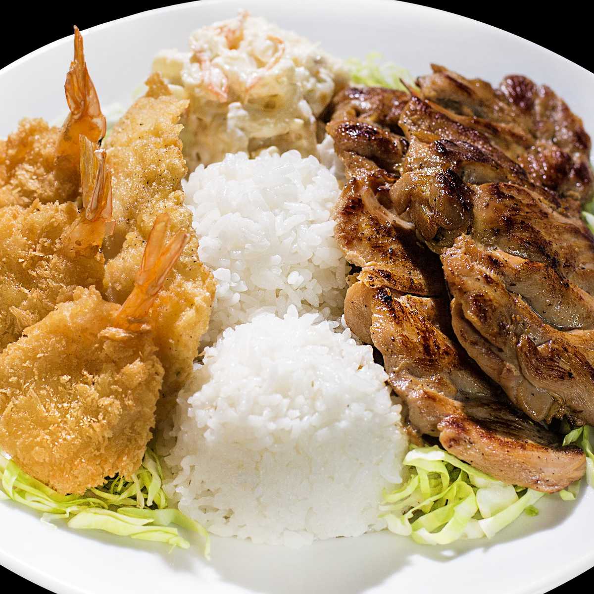 Order Seafood Combo Family Pack food online from L&L Hawaiian Bbq store, Novato on bringmethat.com
