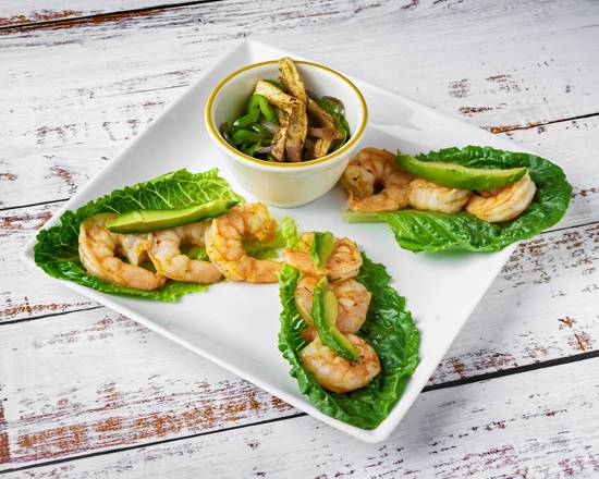 Order Shrimp Pan seared  Keto (spicy or not)      food online from Bayside Bistro Rock Island store, Rock Island on bringmethat.com