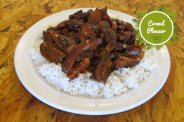 Order 6. Mauna Loa Chicken Plate food online from Ron Island Grill store, Eugene on bringmethat.com