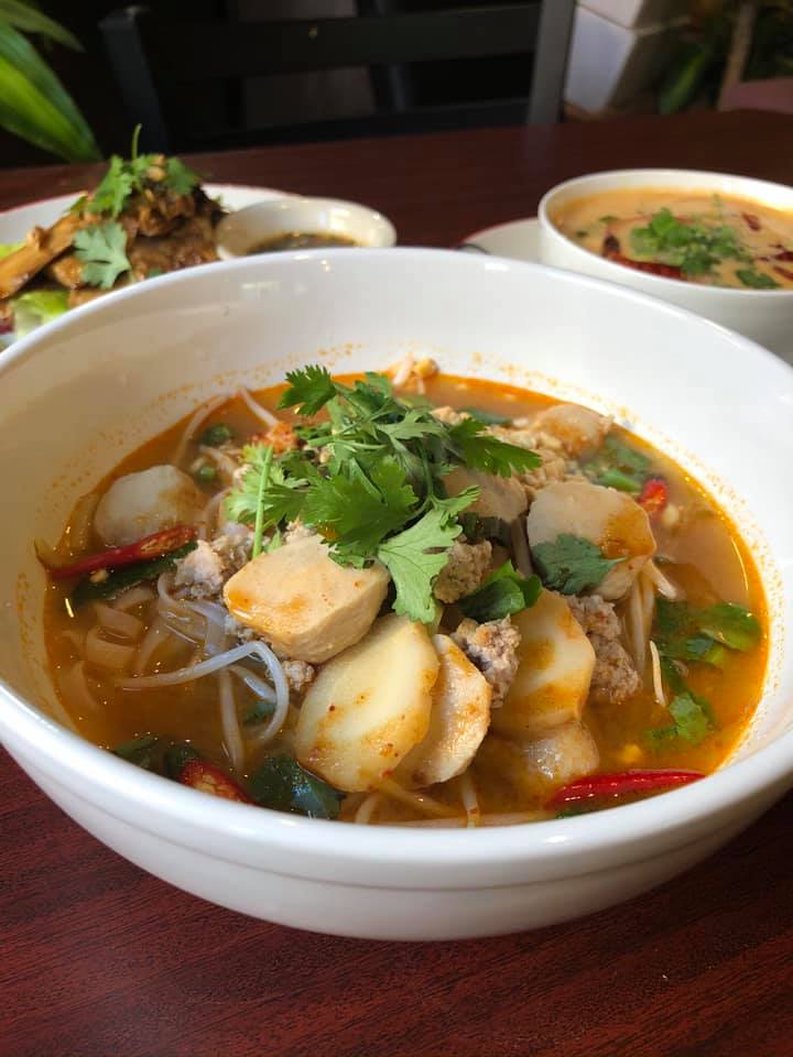 Order Tom Yum Noodle Soup food online from Real Thai Restaurant store, Chicago on bringmethat.com