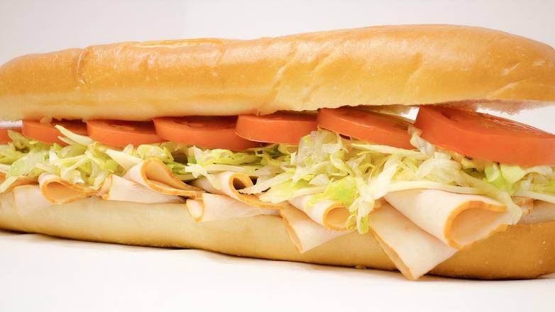 Order Turkey and Cheese Sub (Regular) food online from Chanello's Pizza store, Williamsburg on bringmethat.com