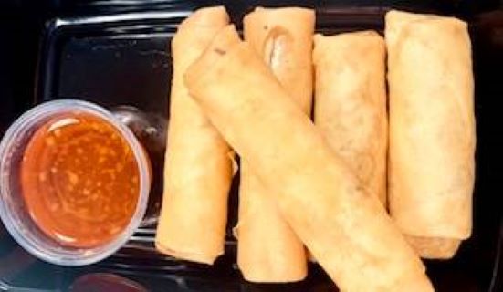 Order 5 Pieces Veggie Egg Roll food online from Secret Sauce Wok & Grill store, Carlsbad on bringmethat.com